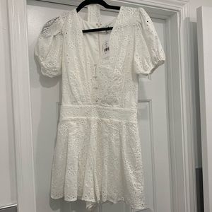 Size s white Yumi Kim romper New with tags